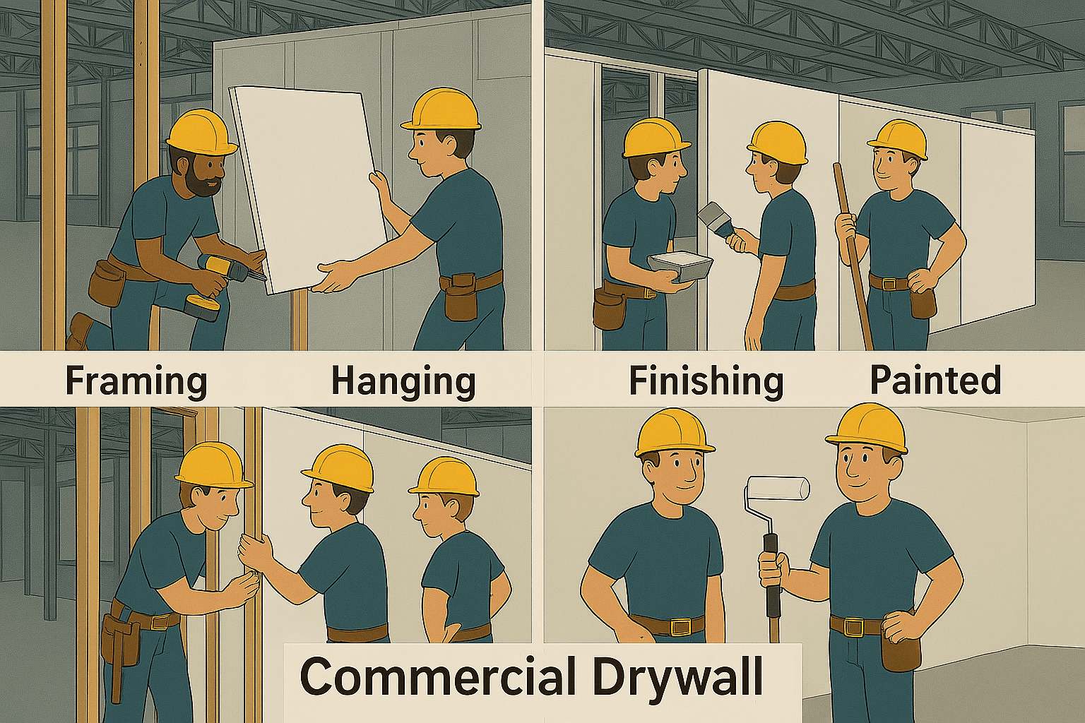 Commercial drywall services in Vancouver