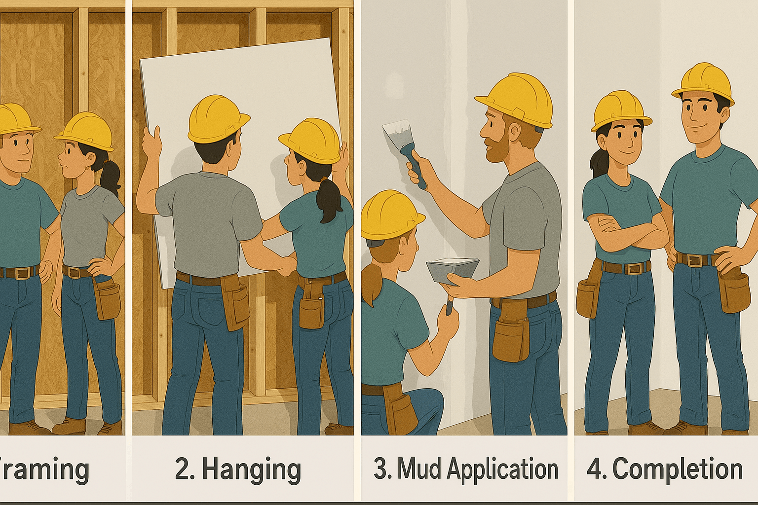NEW DRYWALL INSTALLATION - Professional drywall services in Vancouver